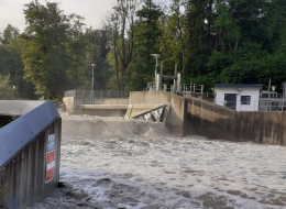 Ischl Hochwasser Restwasserstrecke Tagliamento